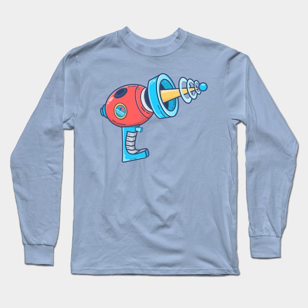 Space Gun Long Sleeve T-Shirt by tribhuvansuthar